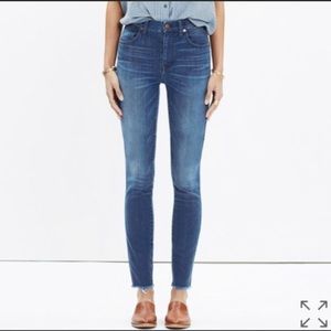 Madewell 10" high riser jeans